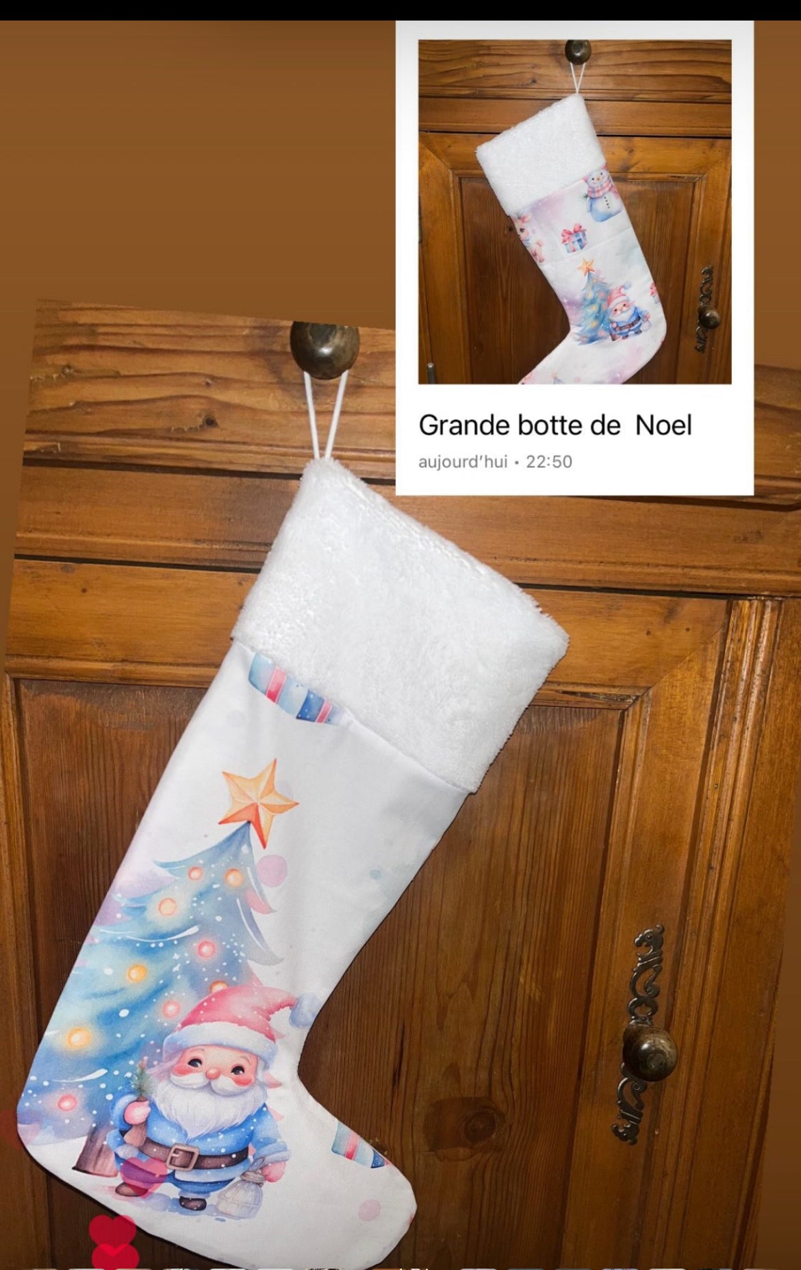 Grande botte de Noël