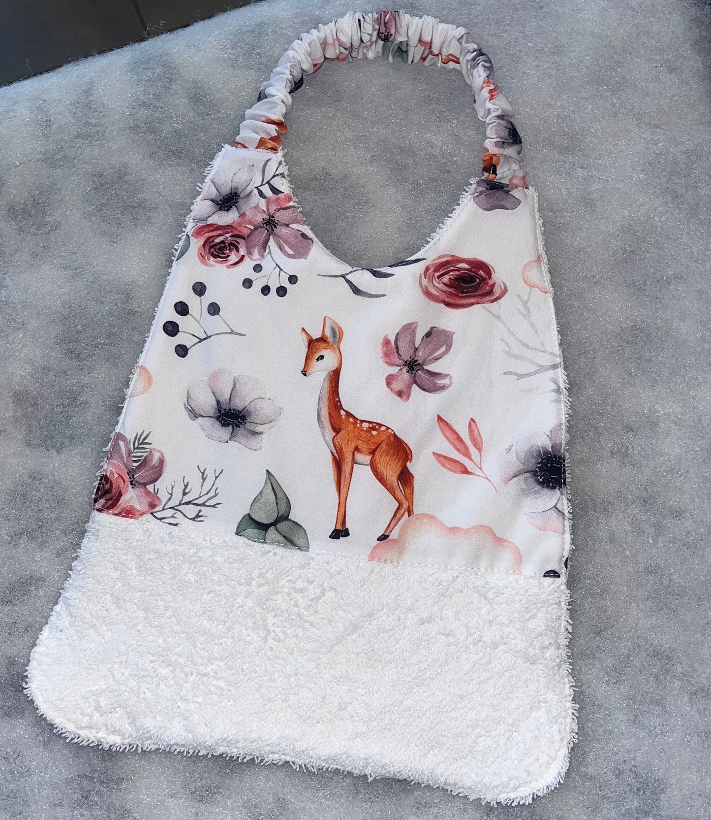 Bavoir élastique biche