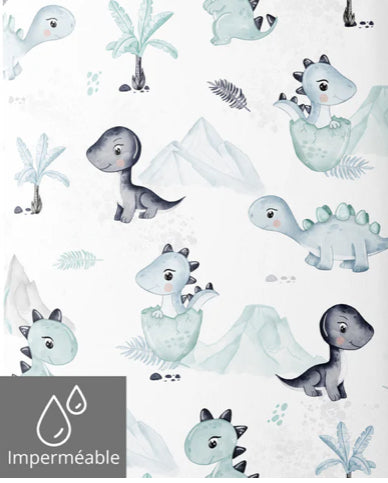 Bavoir imperméable loup