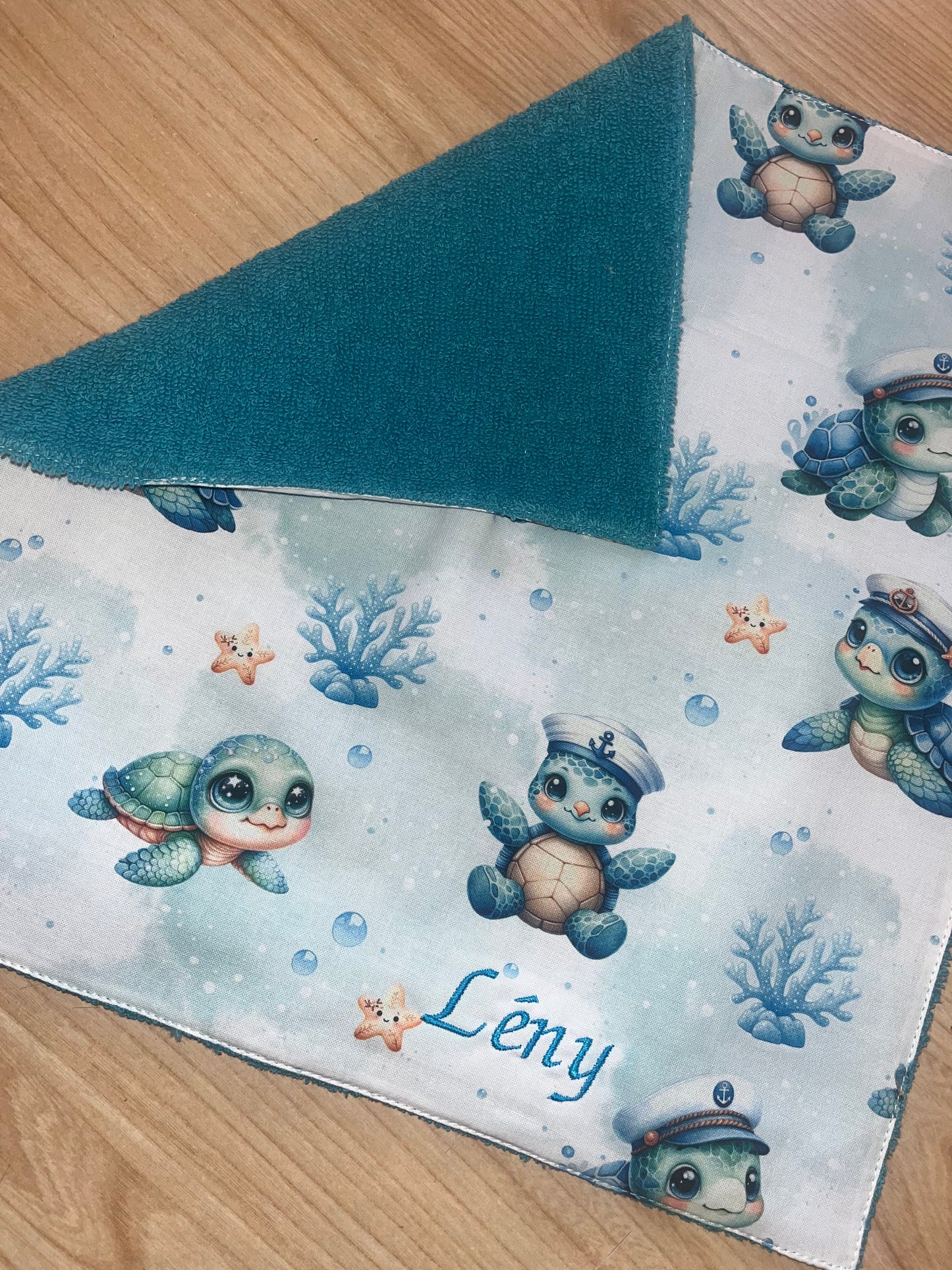 Serviette de table tortue