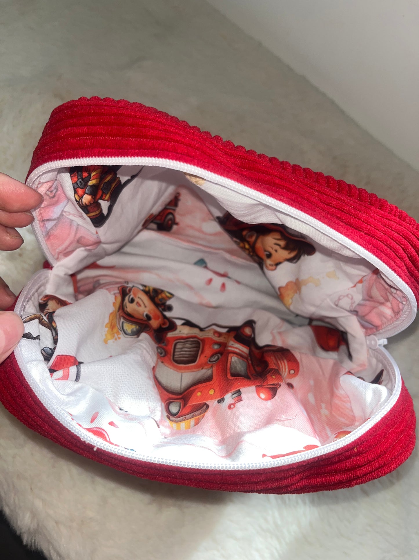 Trousse de toilette pompiers