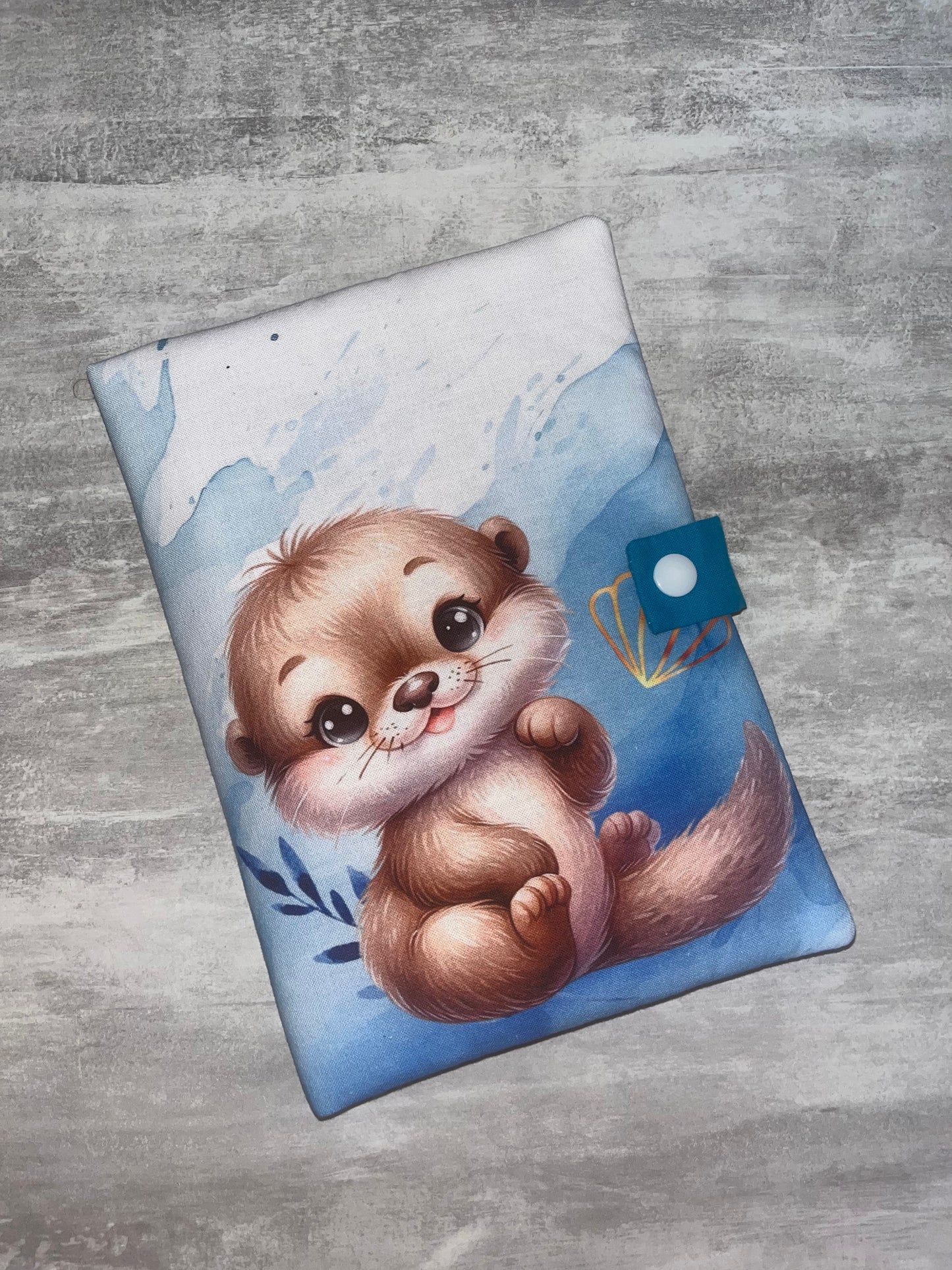 Protège carnet de santé loutre
