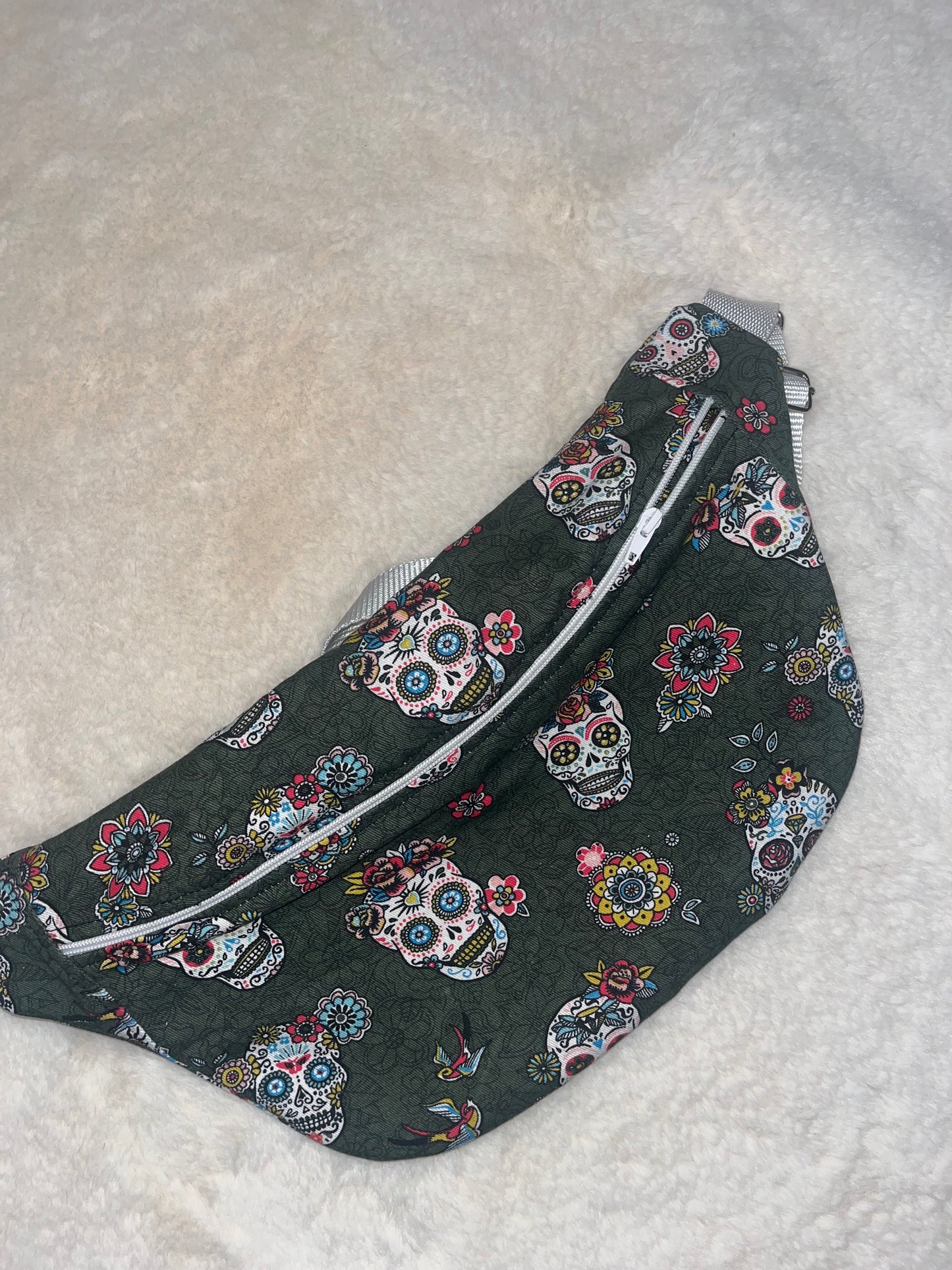Sac banane tête de mort