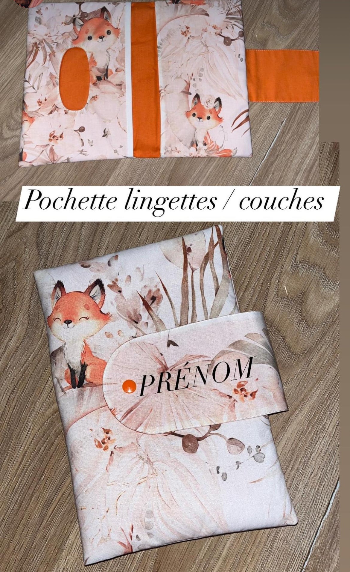 Pochette lingette couches