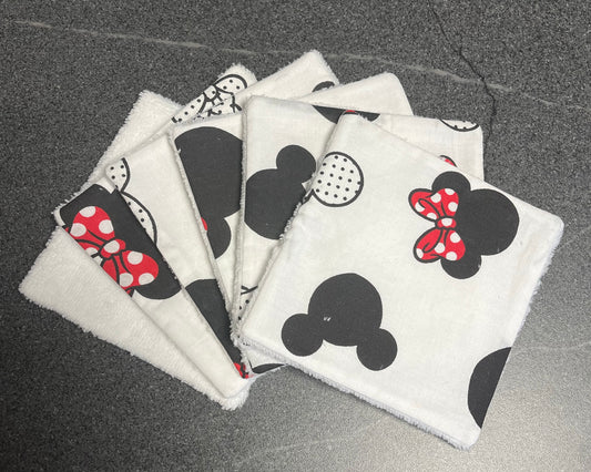 Lingettes lavables Minnie