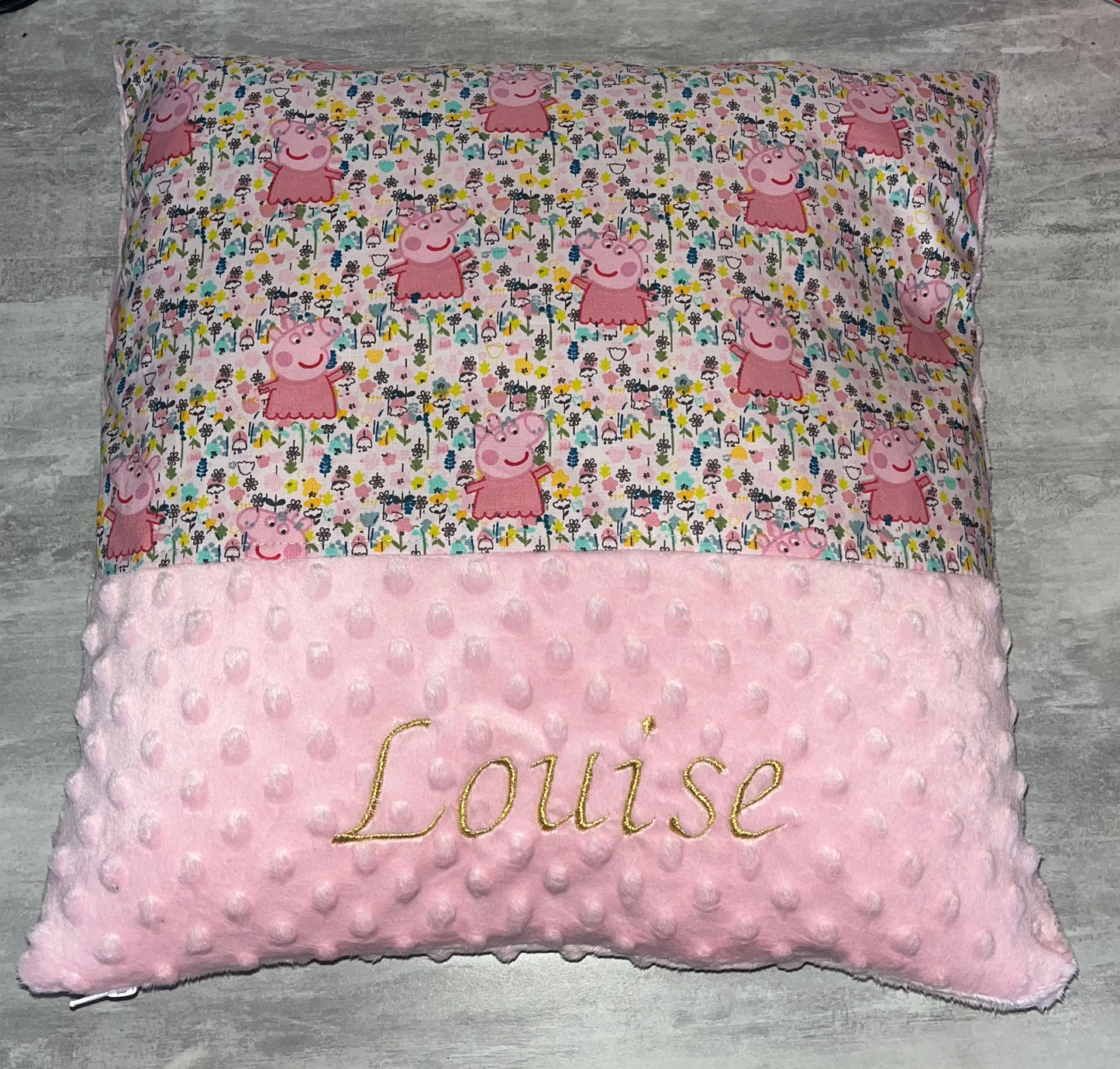 Coussin personnalisé peppa pig