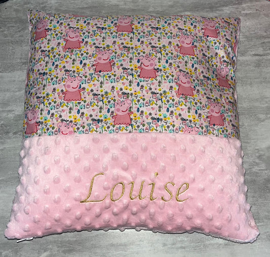 Coussin personnalisé peppa pig