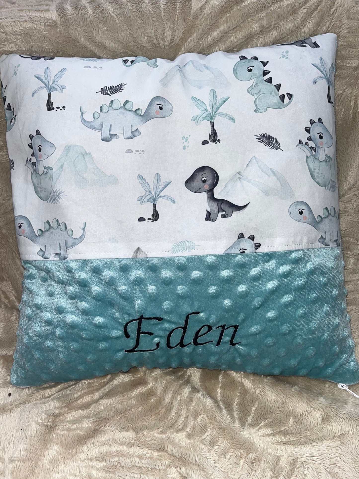 Coussin dinosaure