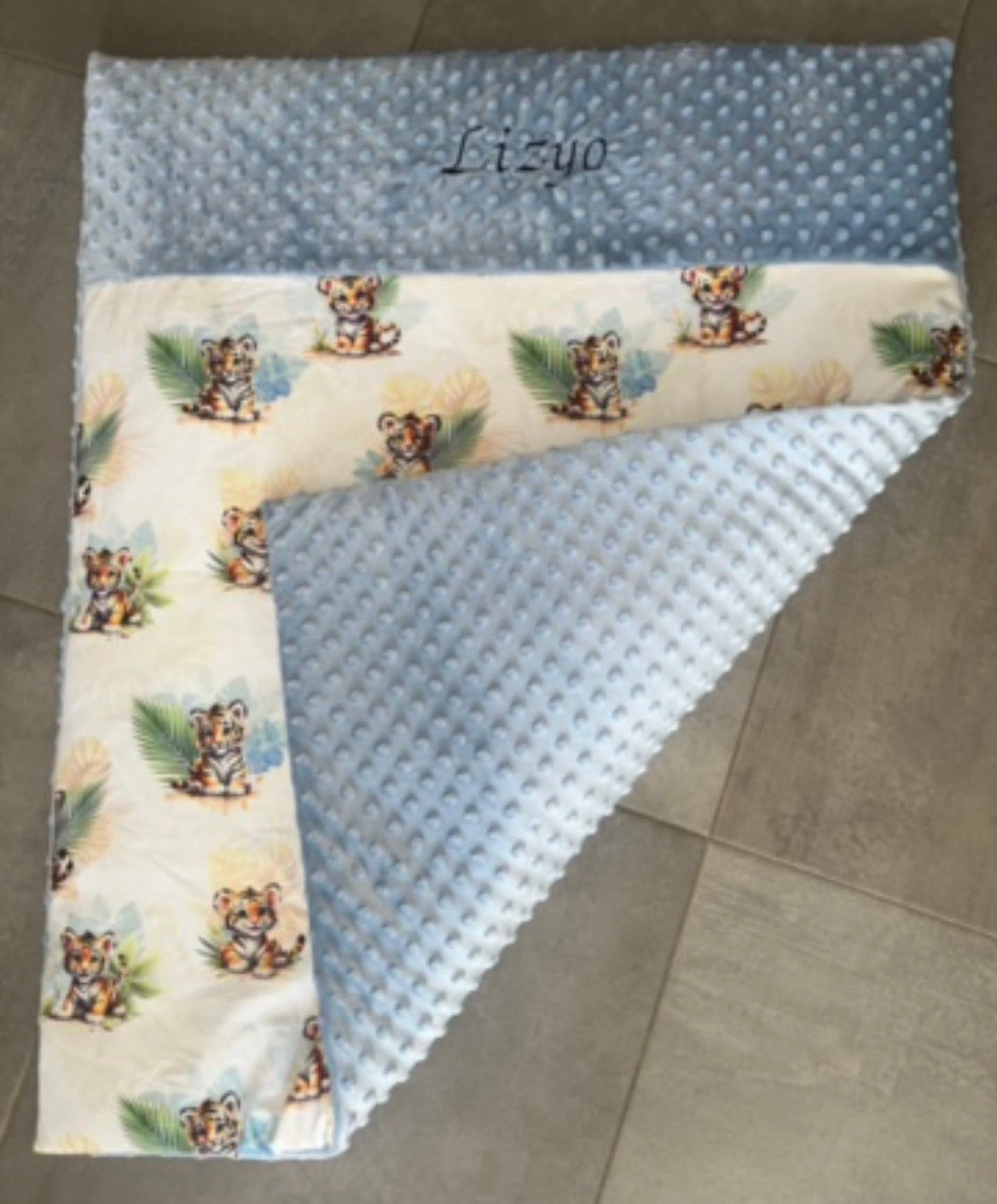 Couverture bébé tigre