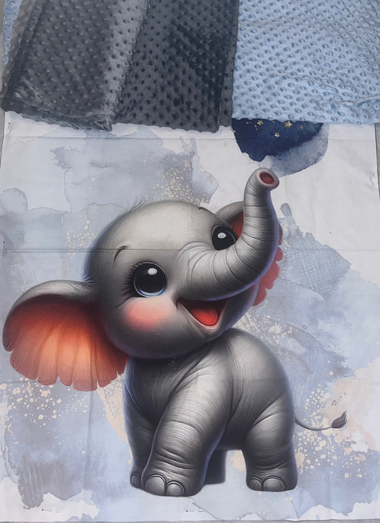 Couverture bébé éléphant