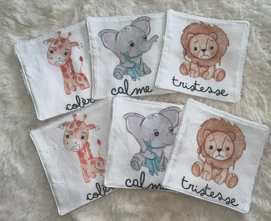 6 lingettes émotions