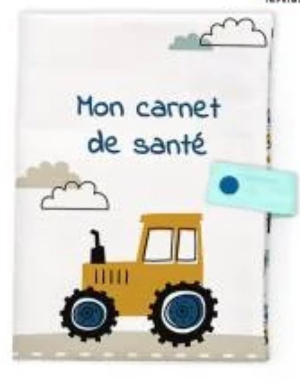 Protège carnet de santé velours