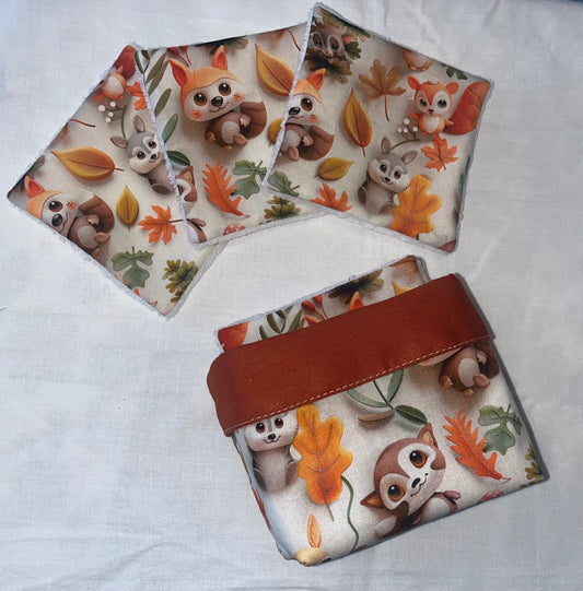 Corbeille + 6 lingettes bambous