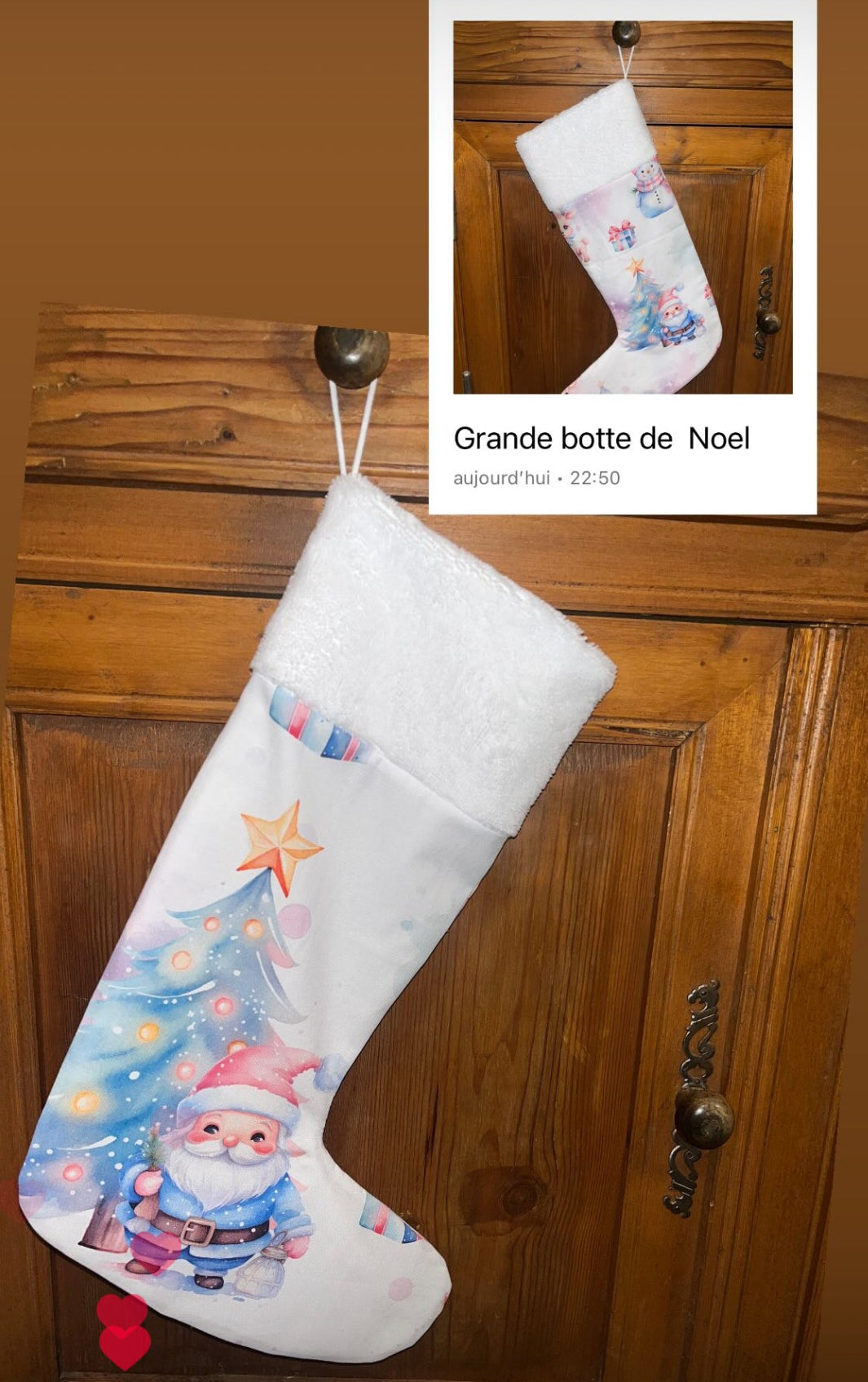 Grande botte de Noël