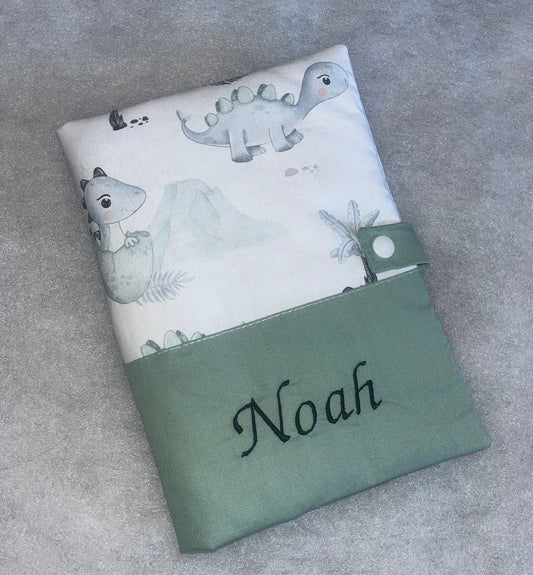 Protège carnet de santé dinosaure