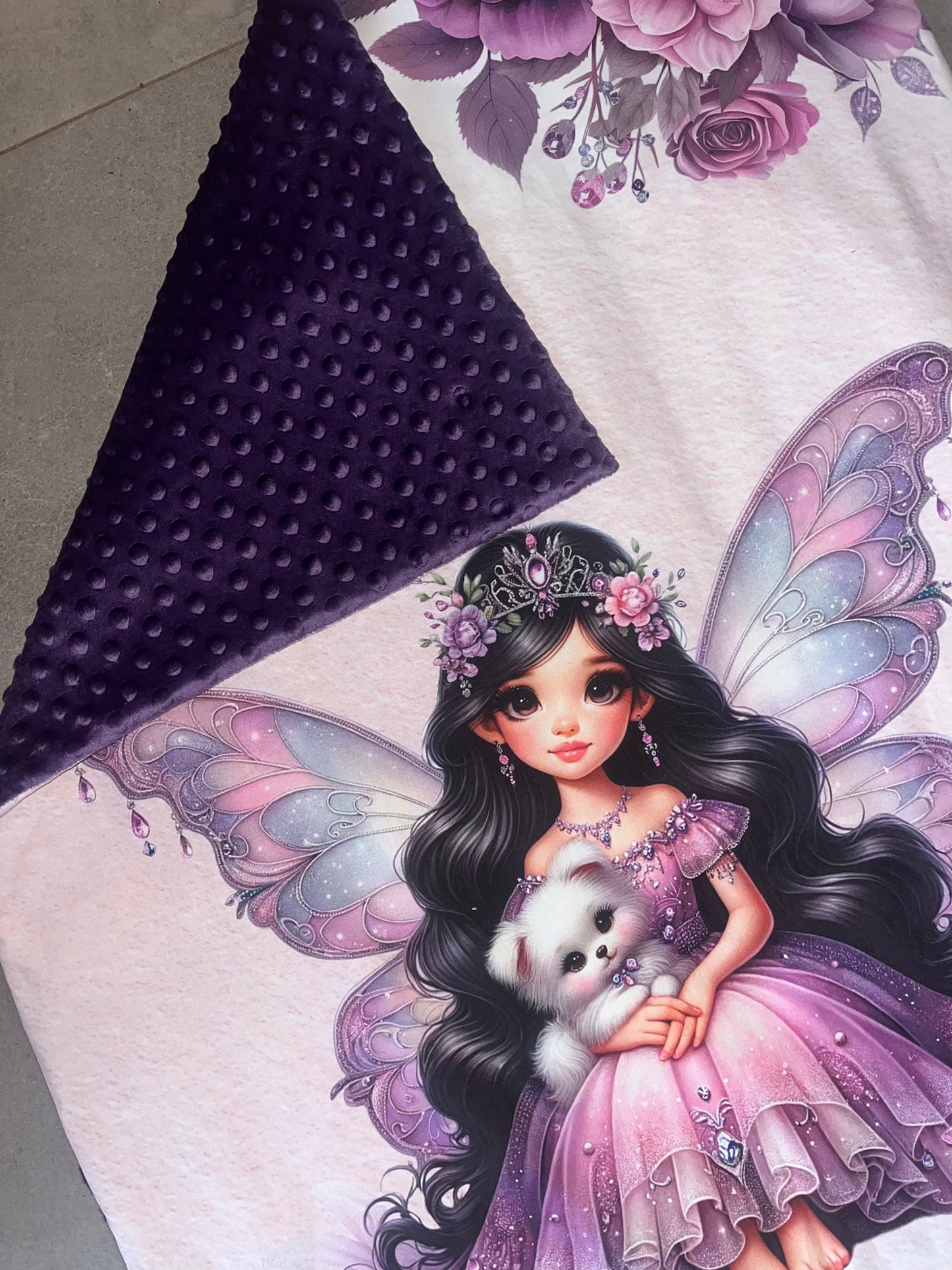 Couverture bébé fée