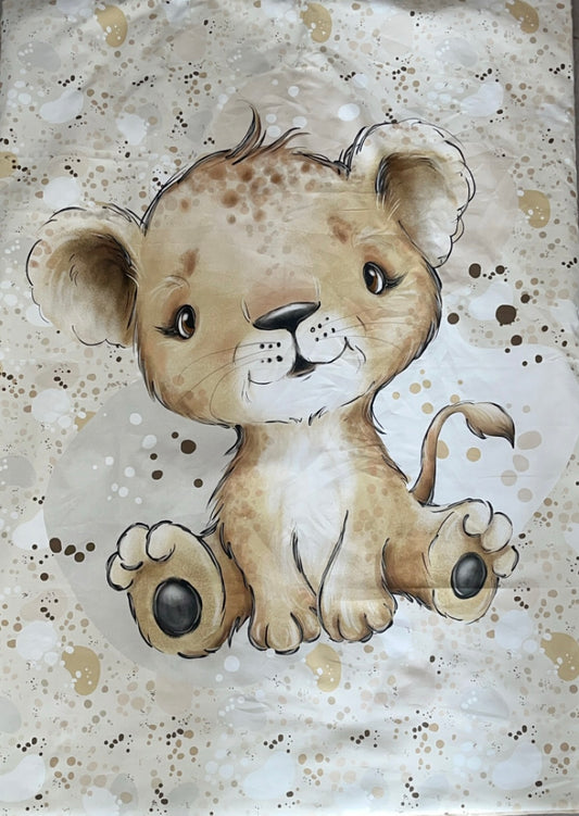 Couverture ourson beige