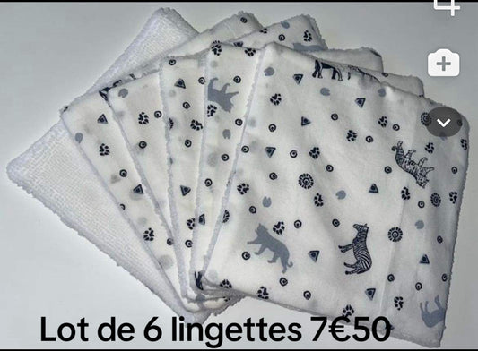 Lingettes lavables ( fin de série )