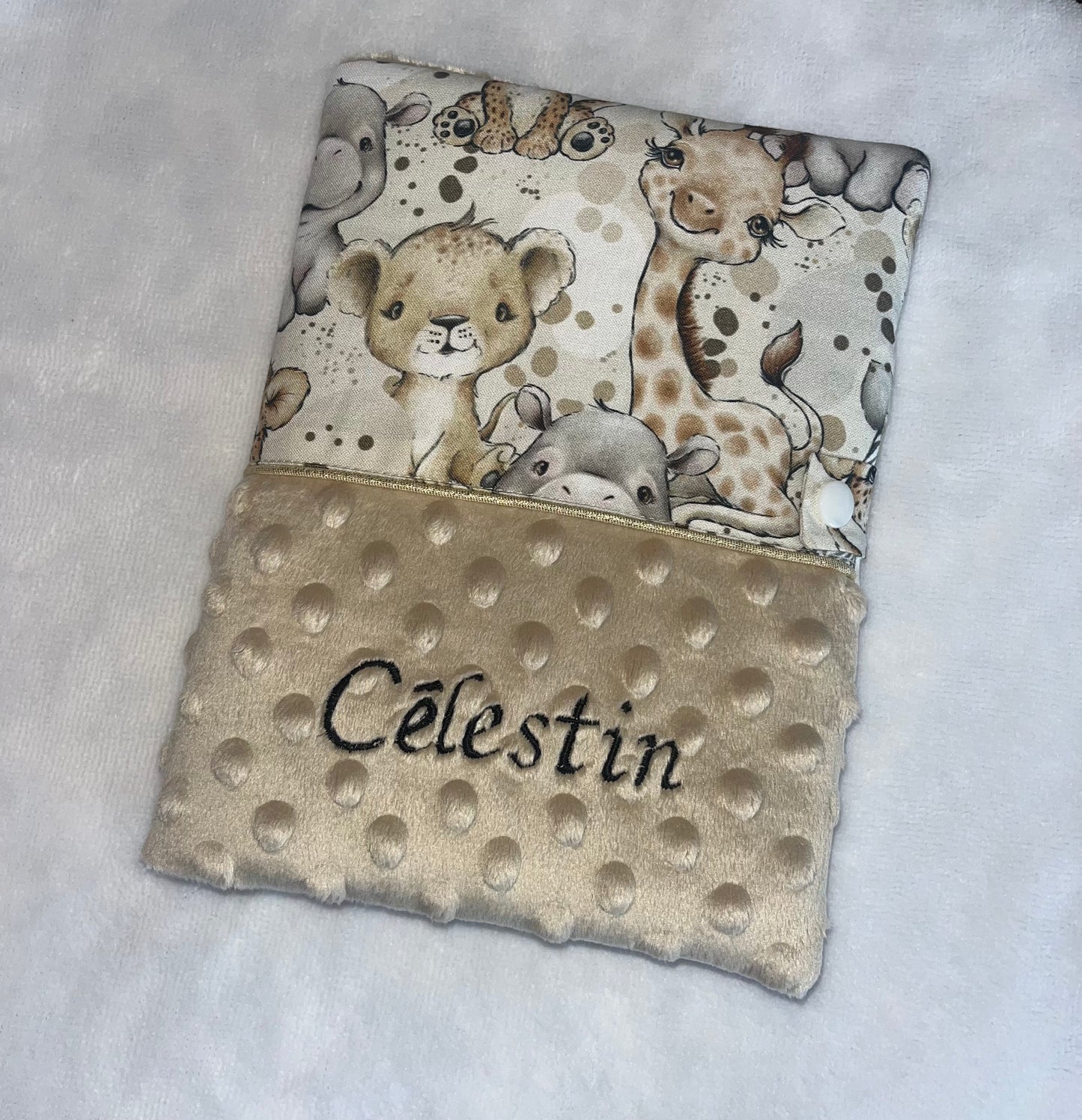 Protège carnet de santé savane