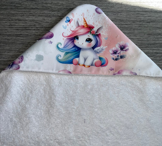 Sortie de bain licorne