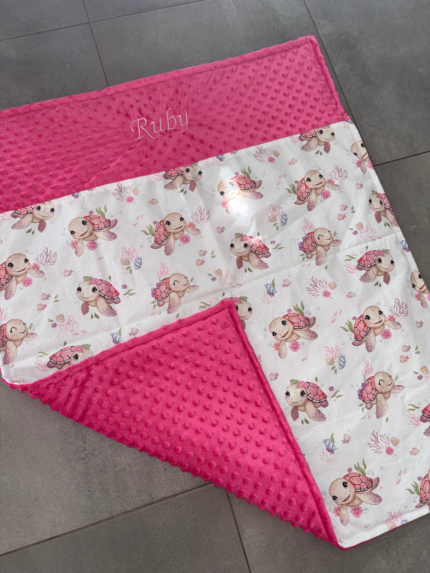 Couverture bébé tortue