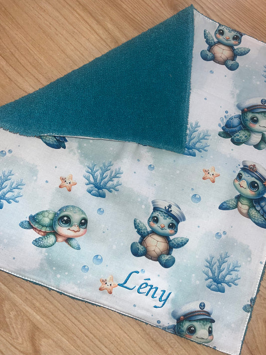 Serviette de table  tortue