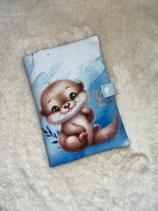 Protège carnet de santé loutre
