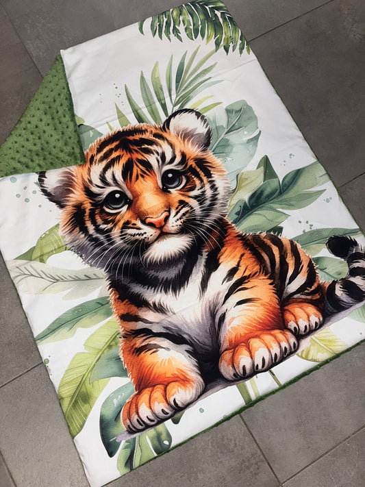 Couverture bébé tigre