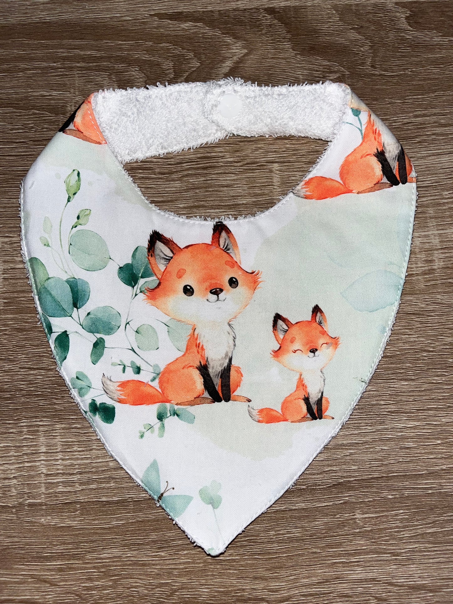 Bavoir bandana 6/18 mois renard