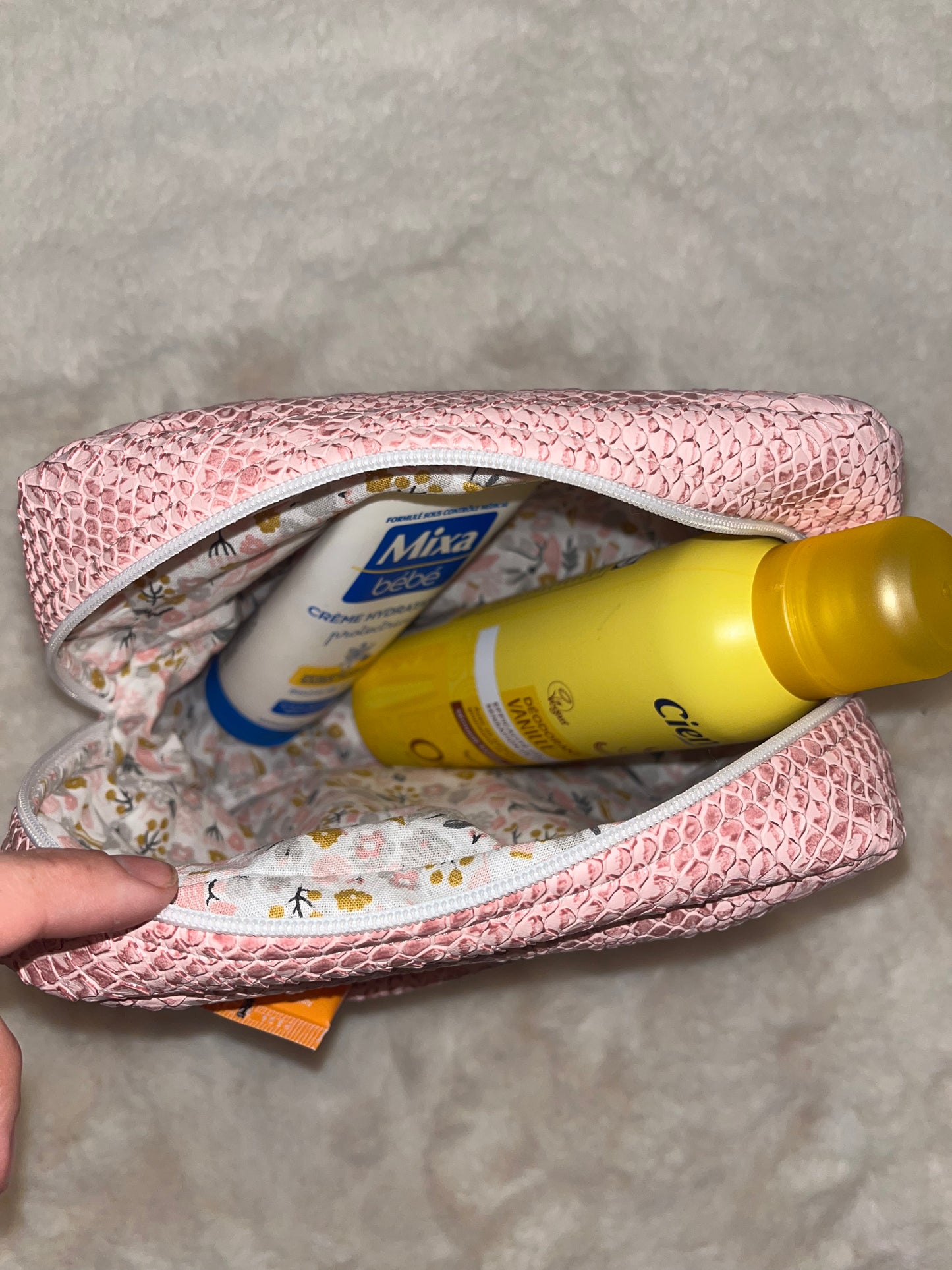 Trousse de toilette similicuir