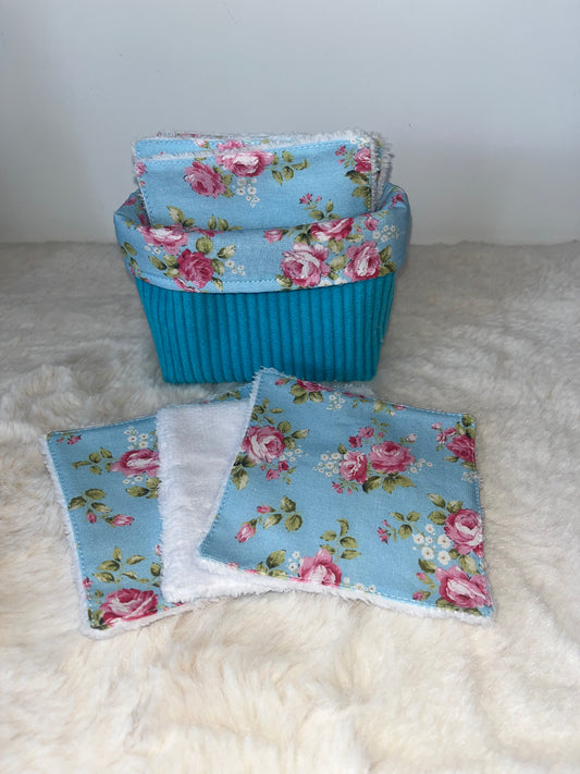 Corbeille /6 lingettes bambous