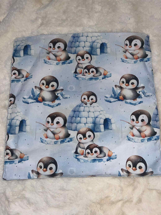 Serviette de table pingouin