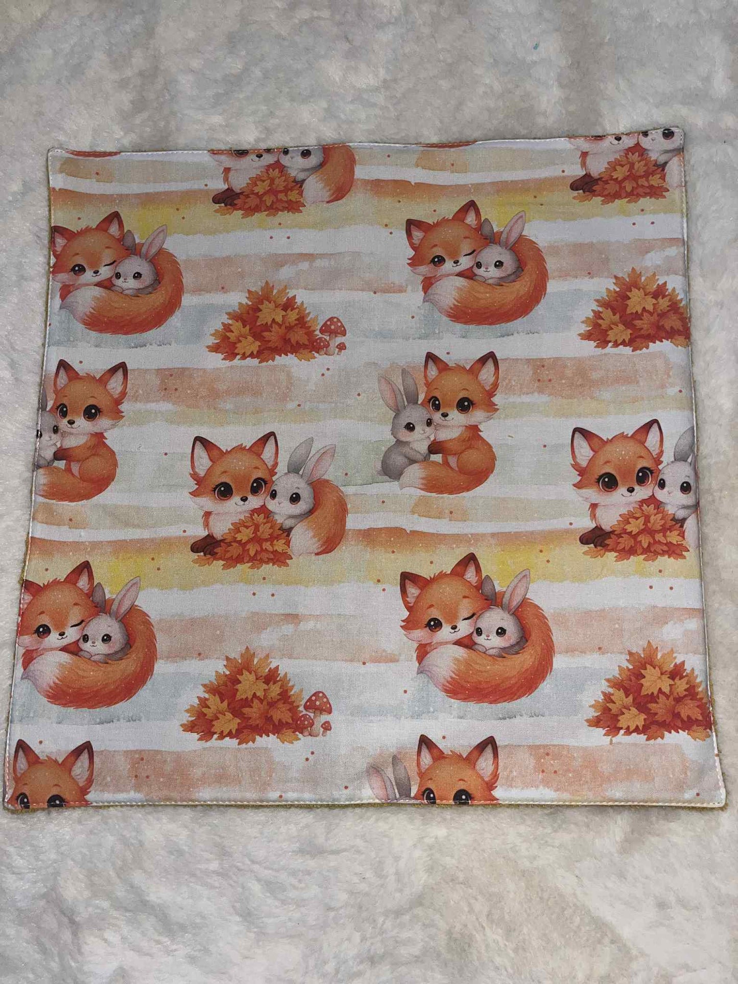 Serviette de table renard