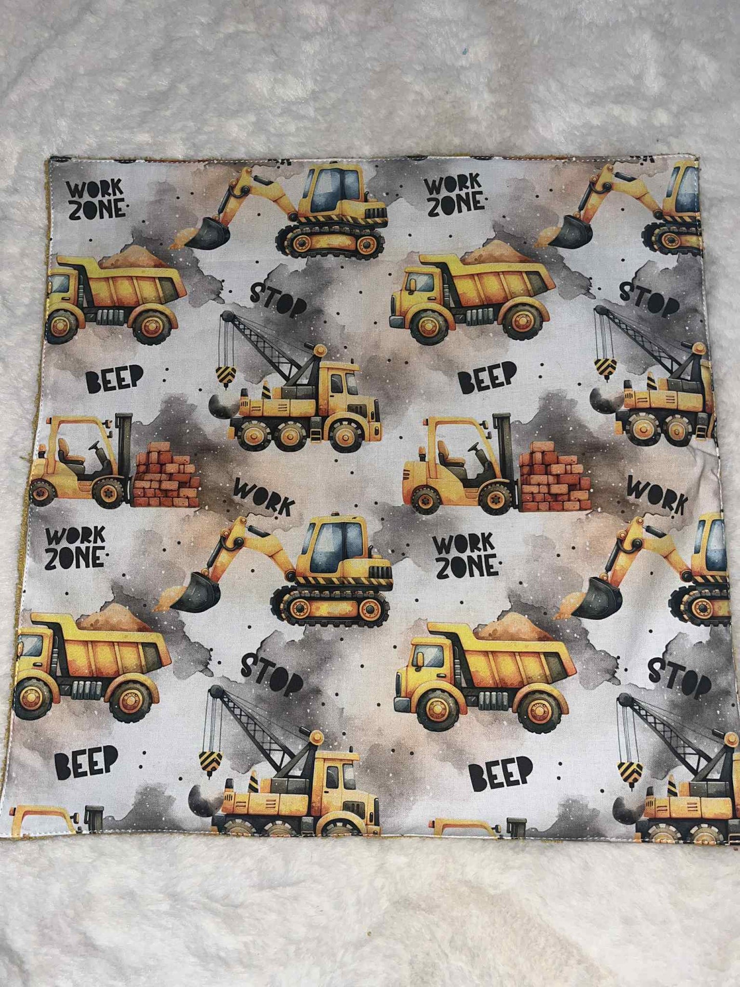 Serviette de table camion