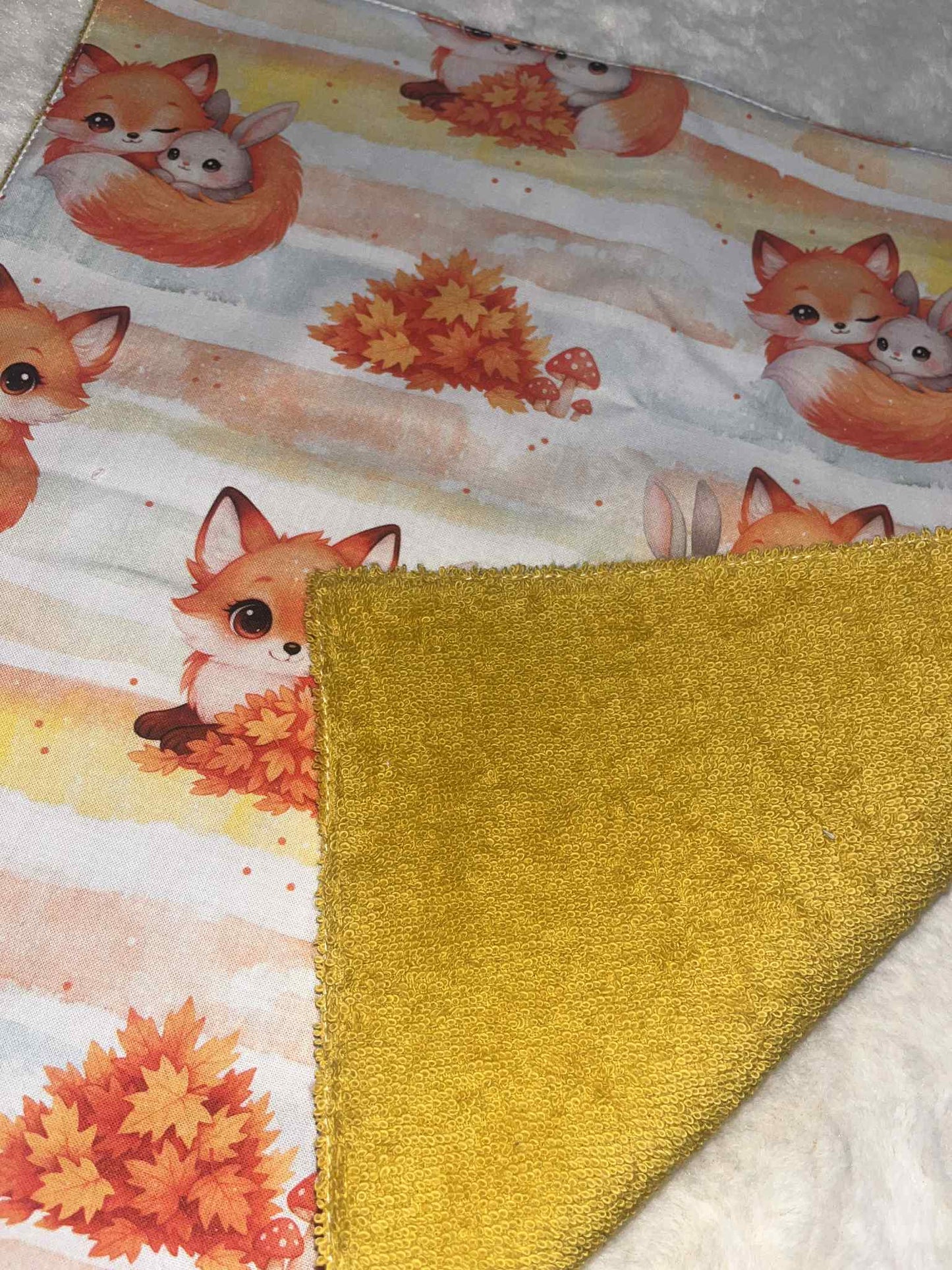 Serviette de table renard