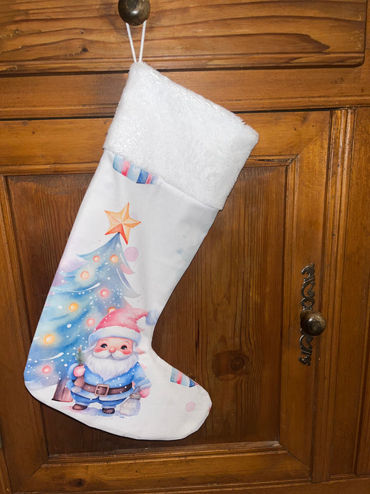 Grande chaussette de Noël père Noël