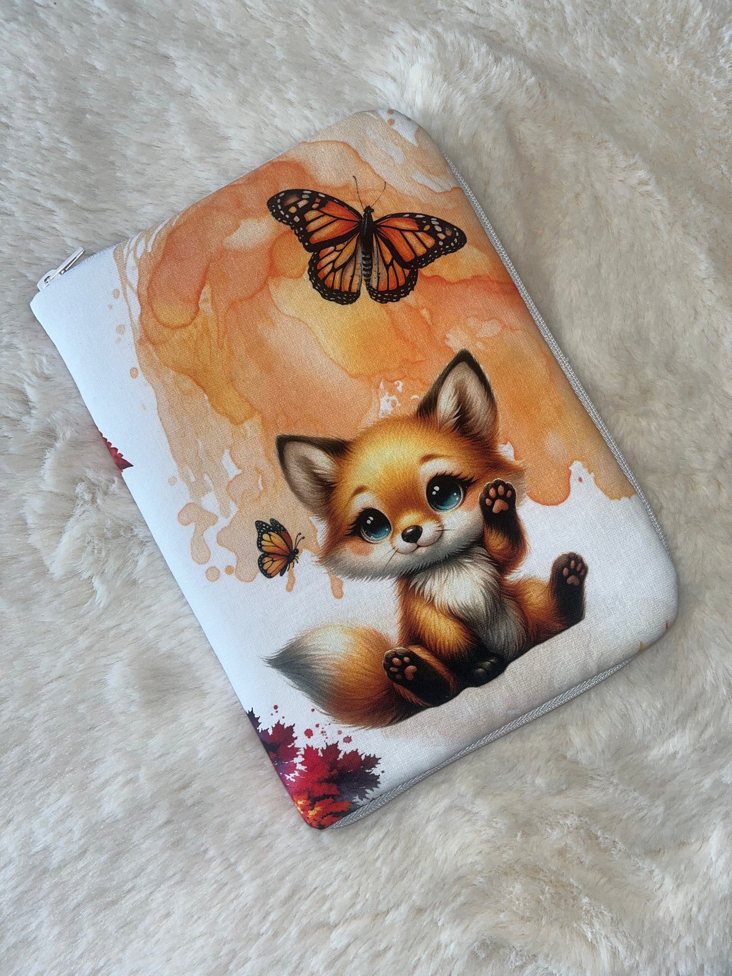 Protège carnet de santé renard fermeture