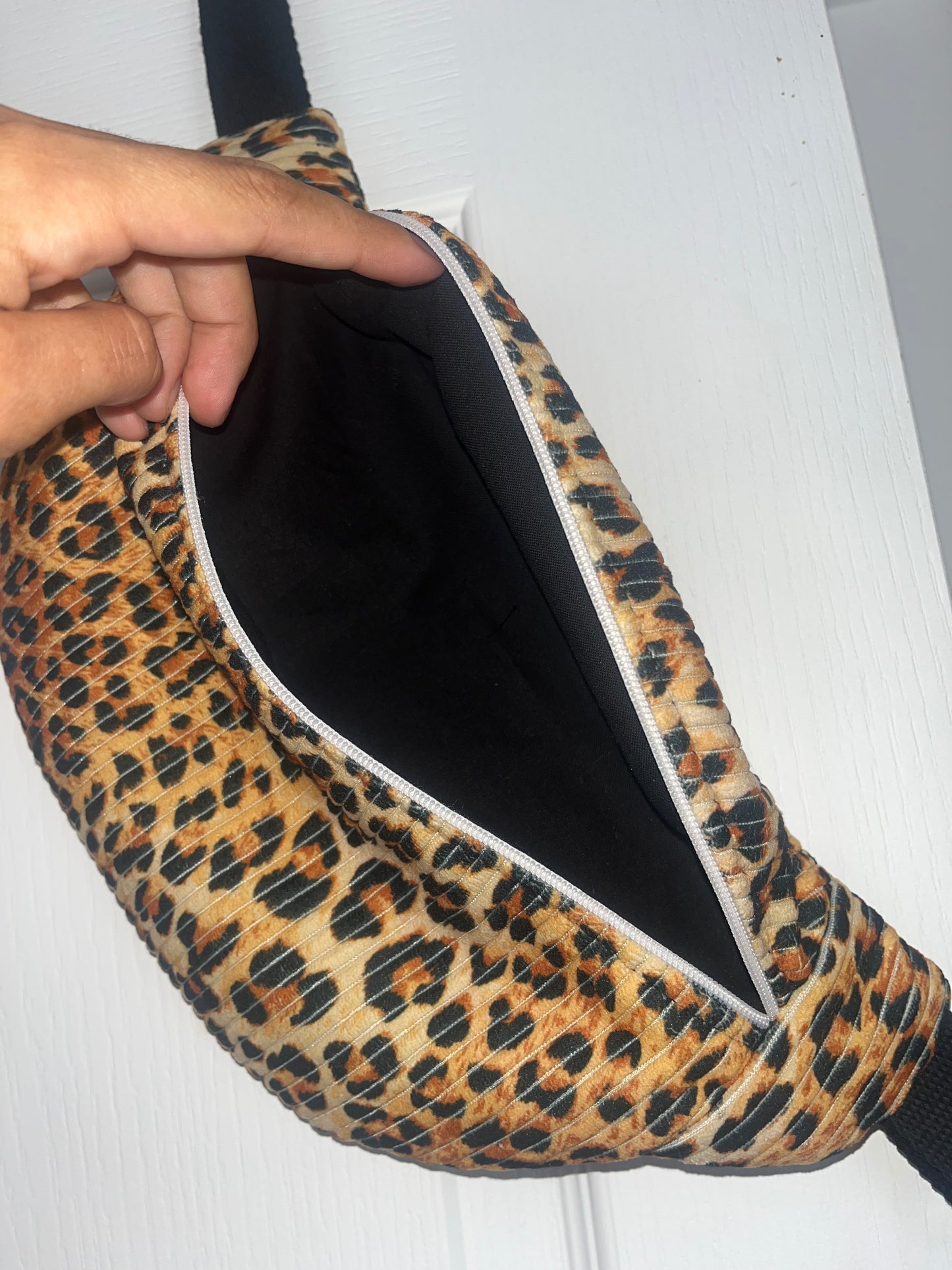 Sac banane léopard