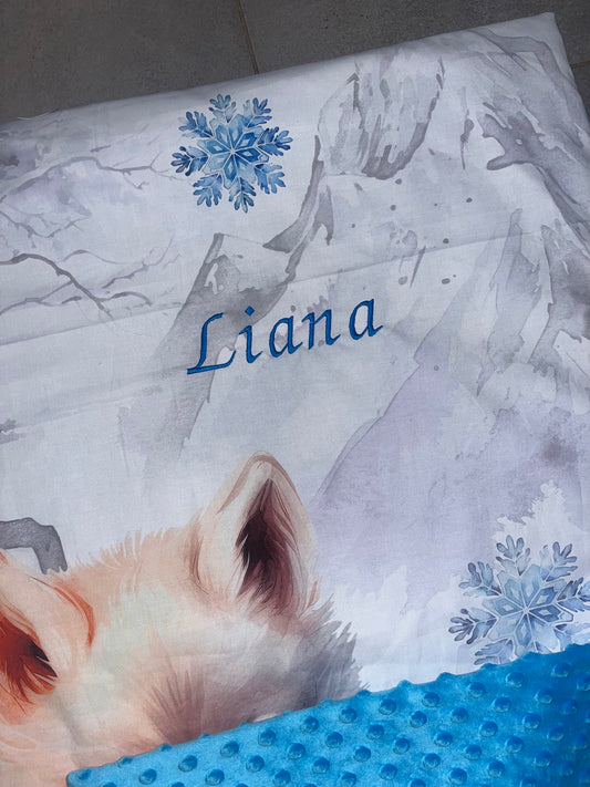 Couverture chien des neiges