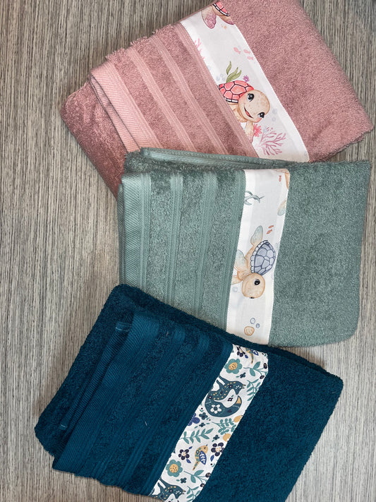 Serviette de bain tortue