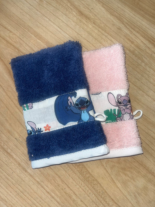 Gant de toilette stitch