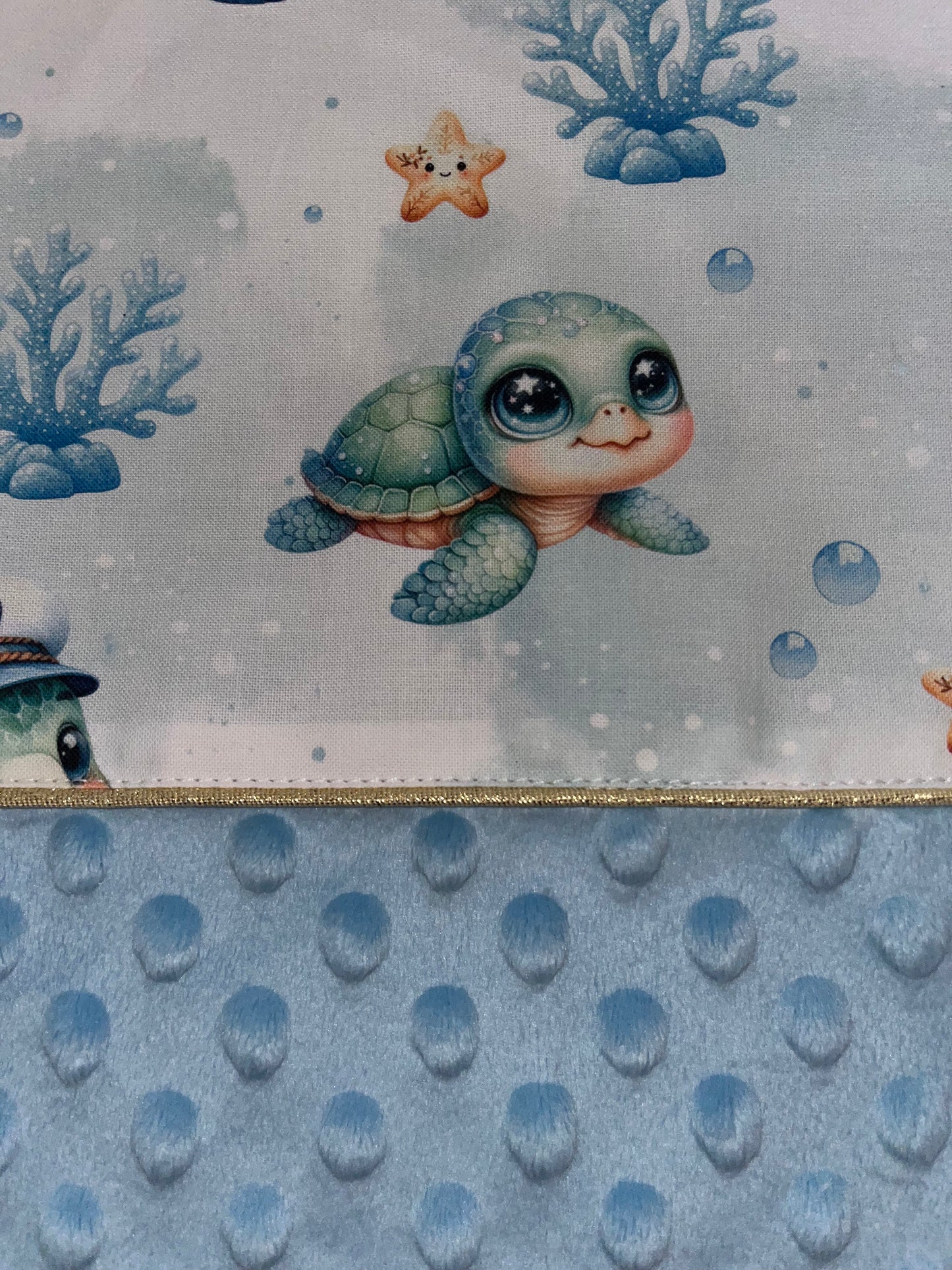 Protège carnet de santé tortue rose / tortue bleu