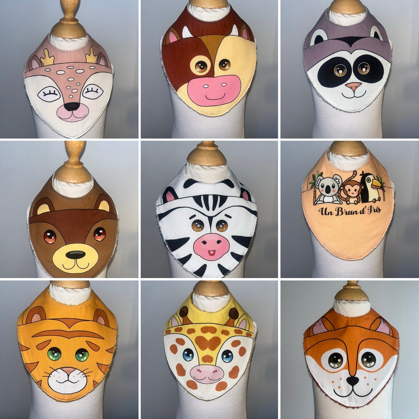 Bavoir bandana 3/12 mois