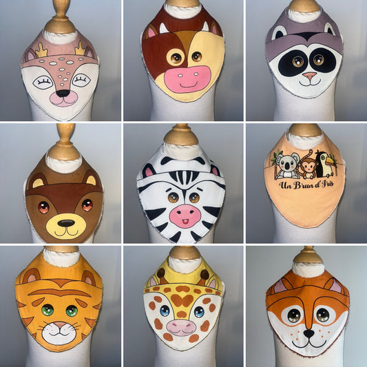 Bavoir bandana 3/12 mois