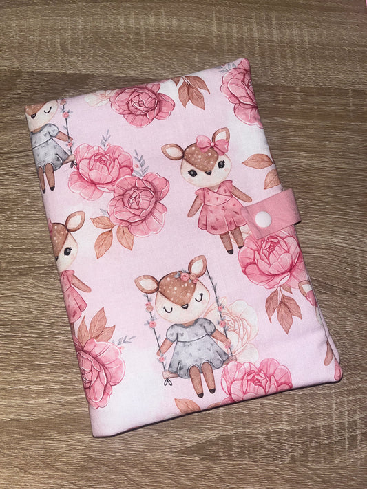 Protège carnet de santé biche