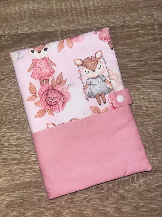 Protège carnet de santé biche