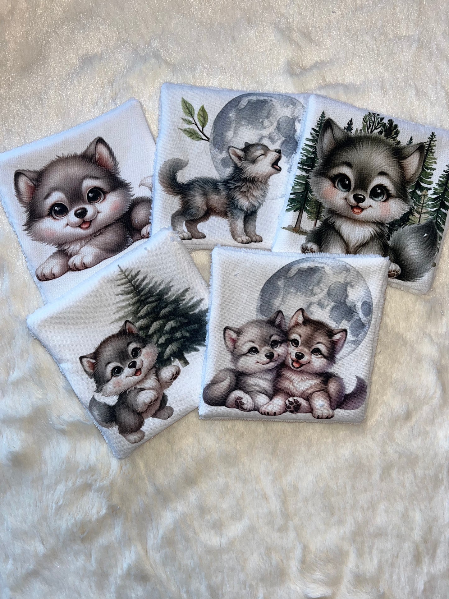 Lingettes lavables bambous