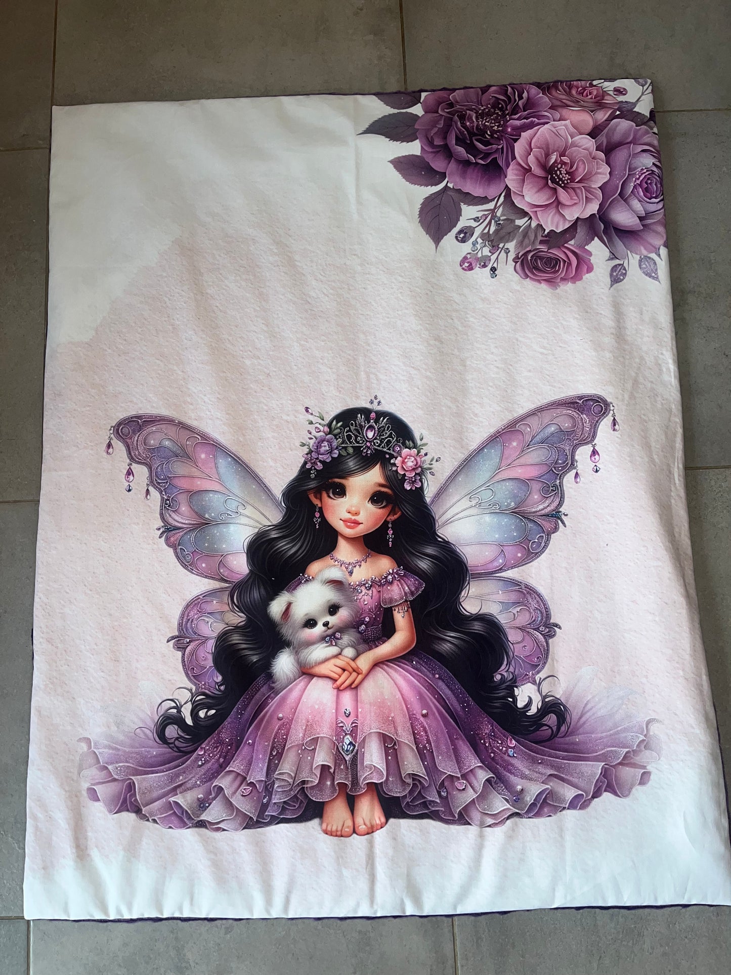 Couverture bébé fée