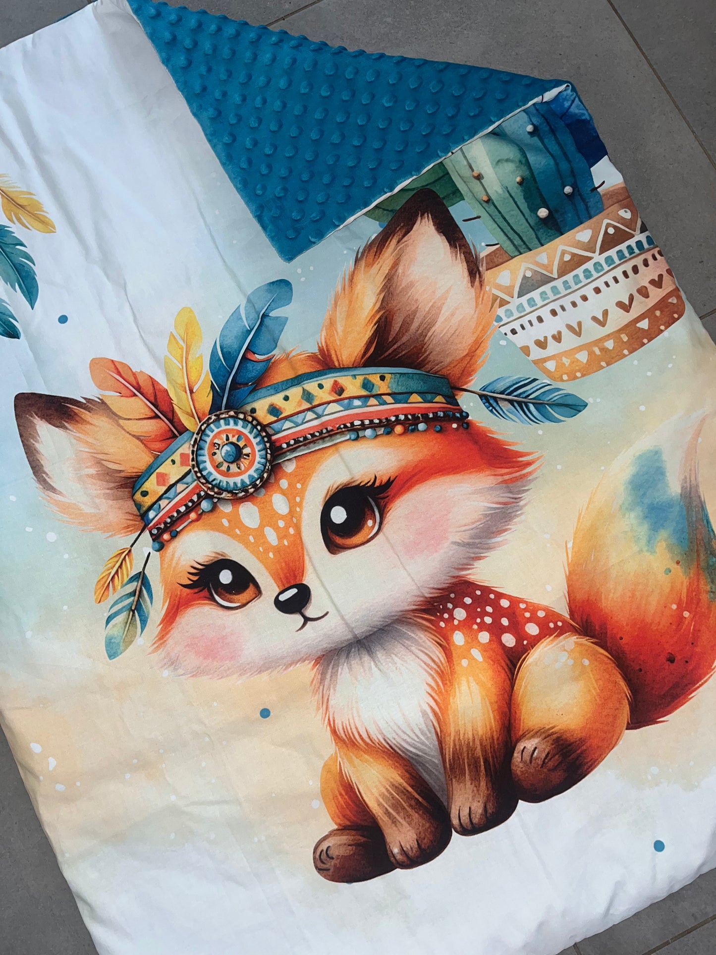 Couverture renard indien